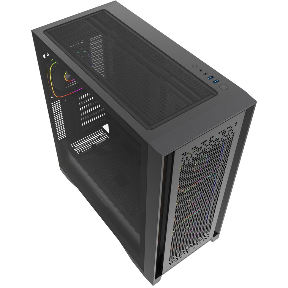 Компьютерный корпус Deepcool CG540 R-CG540-BKAGE4-G-1, Midi-Tower, ATX, mATX, Mini-ITX, black, Dual