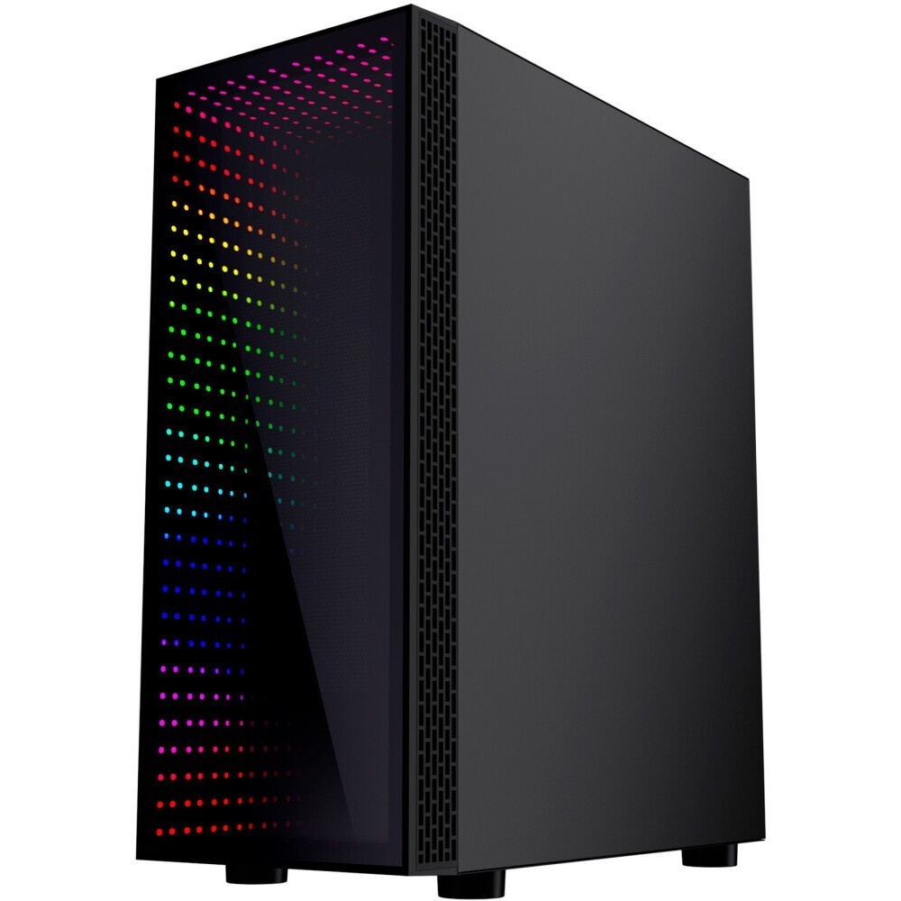 Компьютерный корпус GMNG GG-CC120 черный без БП ATX 5x120mm 5x140mm 2xUSB2.0 1xUSB3.0 audio bott PSU