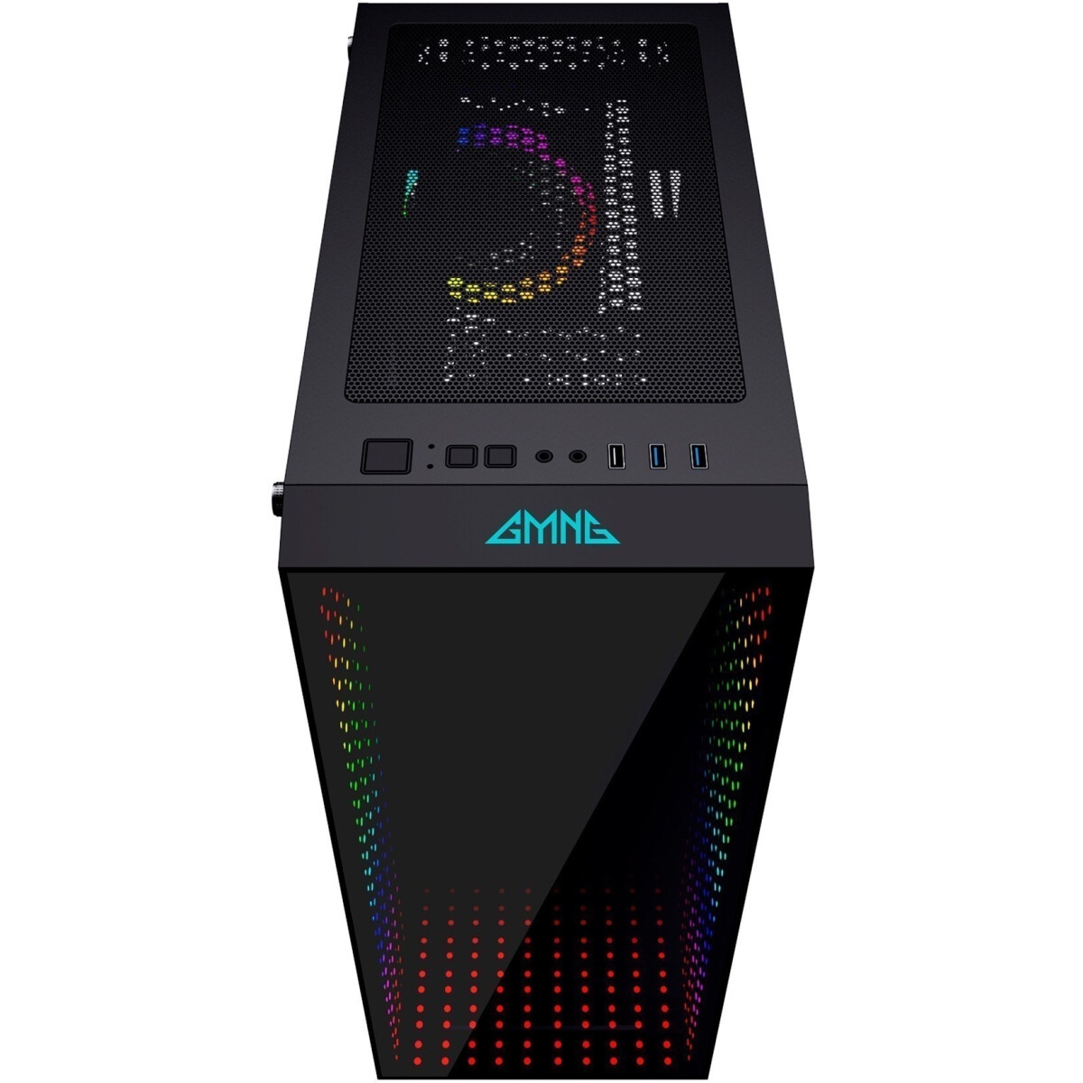Компьютерный корпус GMNG GG-CC120 черный без БП ATX 5x120mm 5x140mm 2xUSB2.0 1xUSB3.0 audio bott PSU