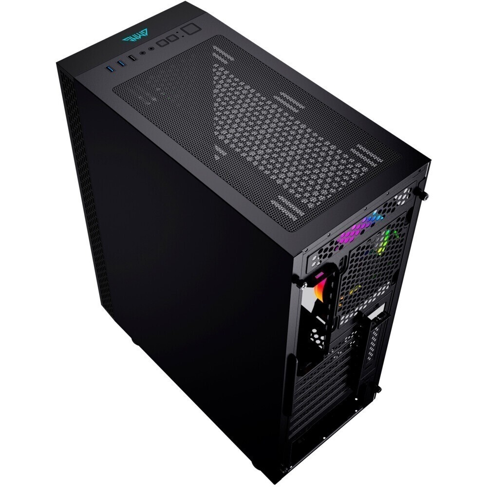 Компьютерный корпус GMNG GG-CC120 черный без БП ATX 5x120mm 5x140mm 2xUSB2.0 1xUSB3.0 audio bott PSU