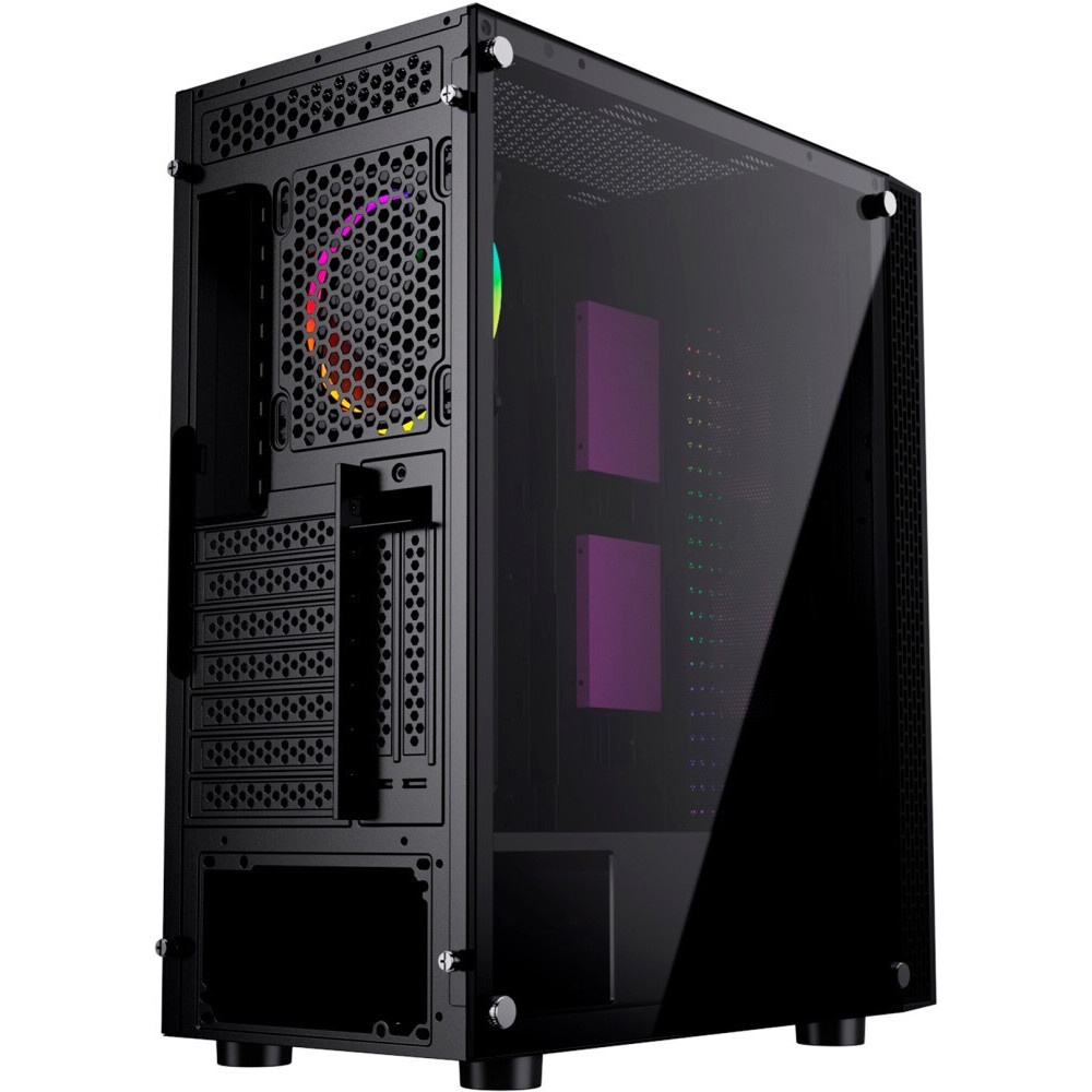 Компьютерный корпус GMNG GG-CC120 черный без БП ATX 5x120mm 5x140mm 2xUSB2.0 1xUSB3.0 audio bott PSU