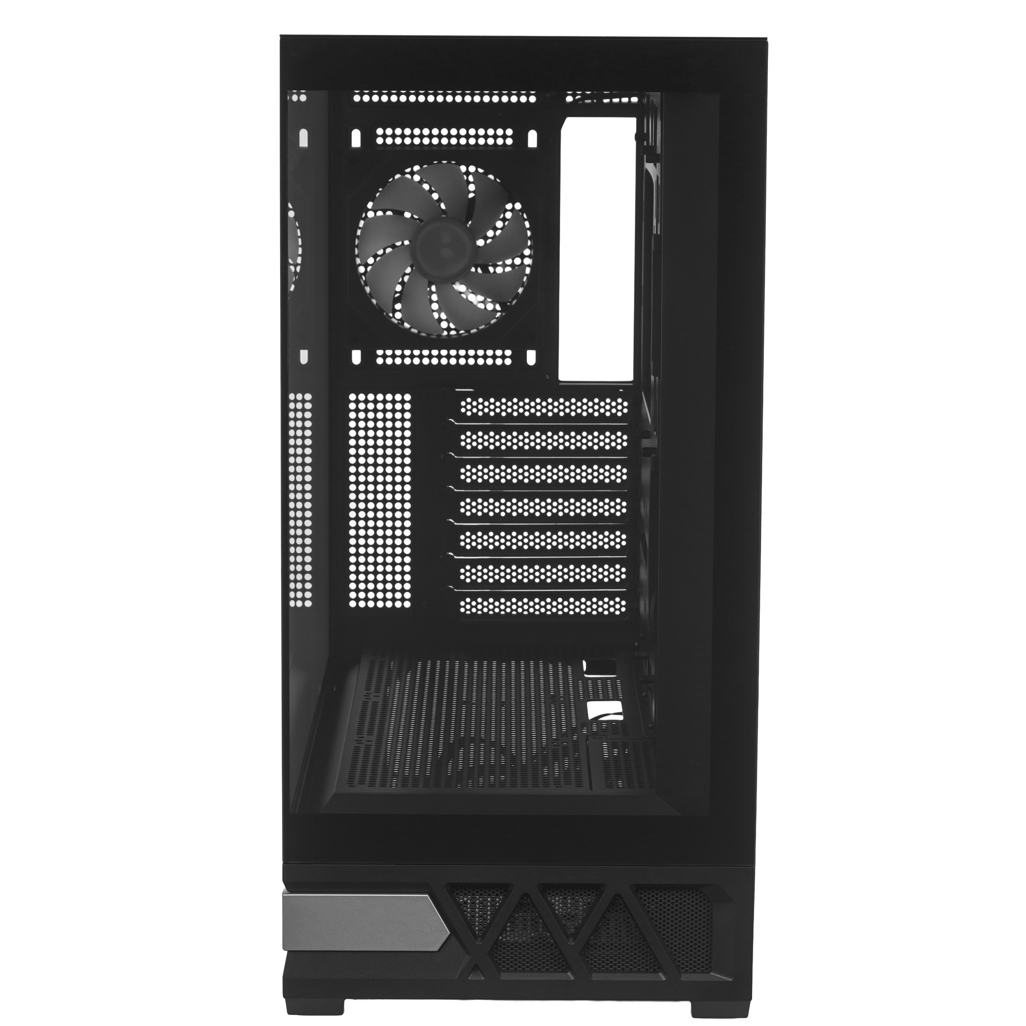 Компьютерный корпус XASTRA Q700 4ARGB-C10-UC Black ATX/Aquarium/Screewless/4x120mm ARGB PWM mirror f