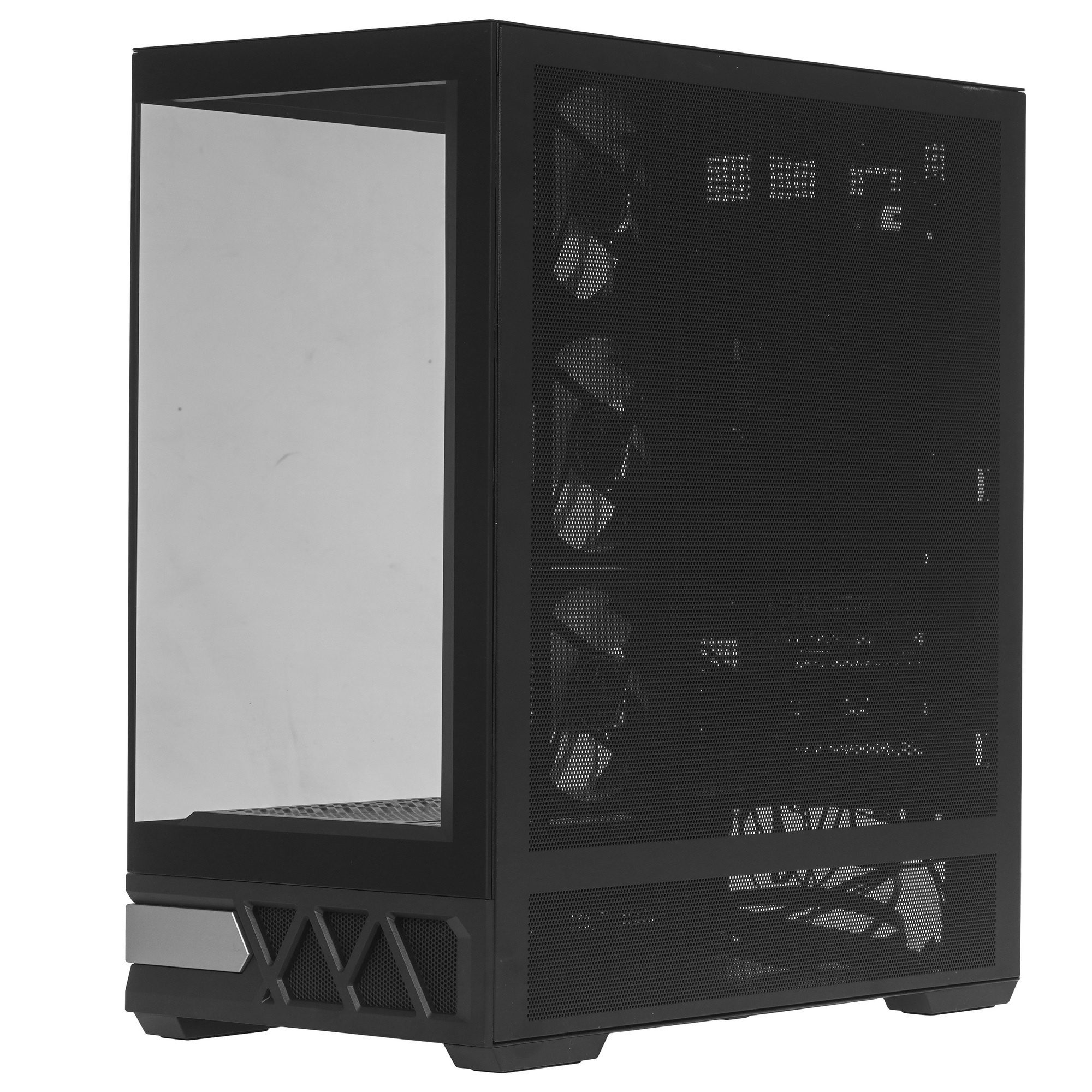 Компьютерный корпус XASTRA Q700 4ARGB-C10-UC Black ATX/Aquarium/Screewless/4x120mm ARGB PWM mirror f