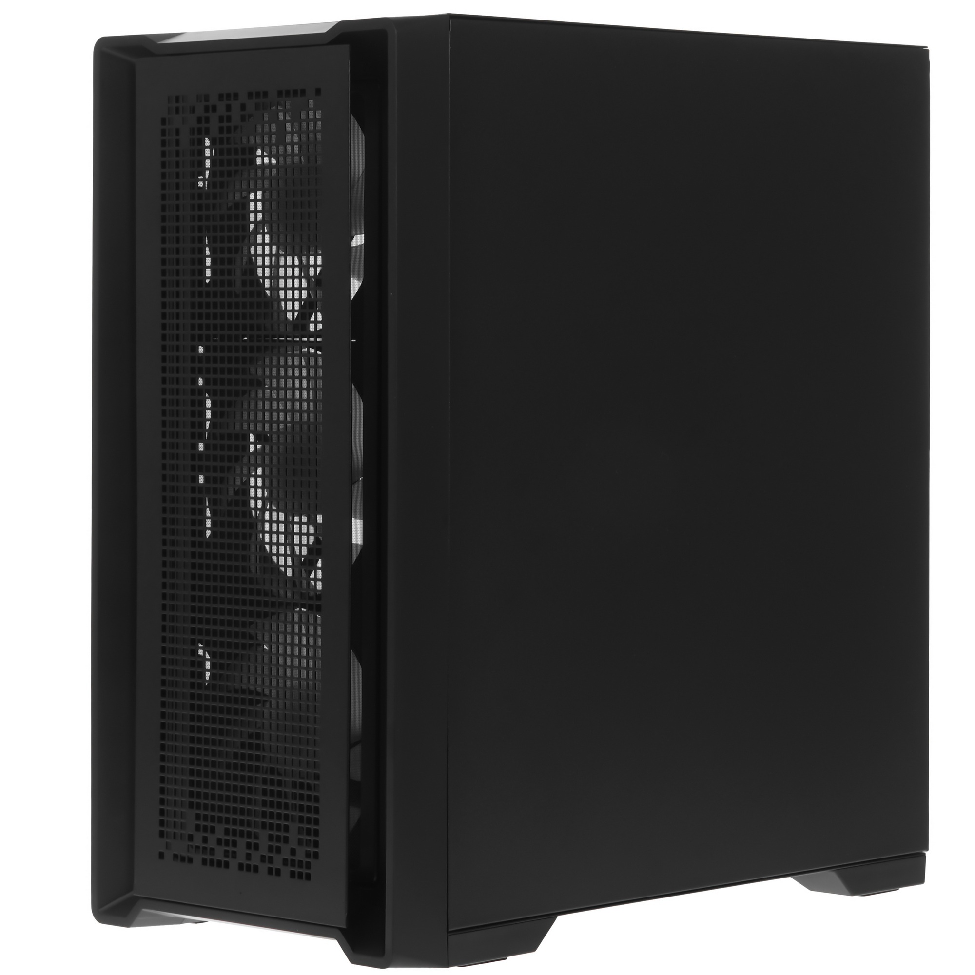 Компьютерный корпус Powercase ByteFlow Micro Black LE, Tempered Glass, 4х 120mm ARGB PWM fans, чёрны