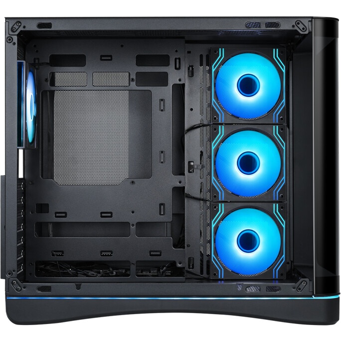 Корпус ПК без блока питания/ Case SAMA V60E Black, Midi-Tower, TG, no fans, 2xUSB 3.0 + 1xUSB 3.2 Ty