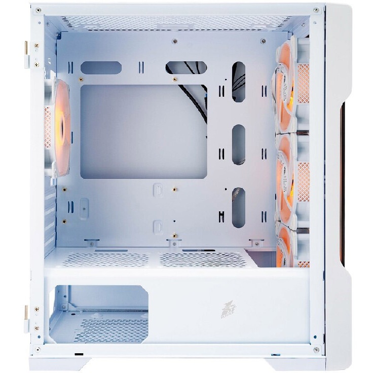 Корпус ПК без блока питания/ Case SAMA S30 White, Midi-Tower, TG, 2x140mm + 1x120mm ARGB, 1xUSB 3.0