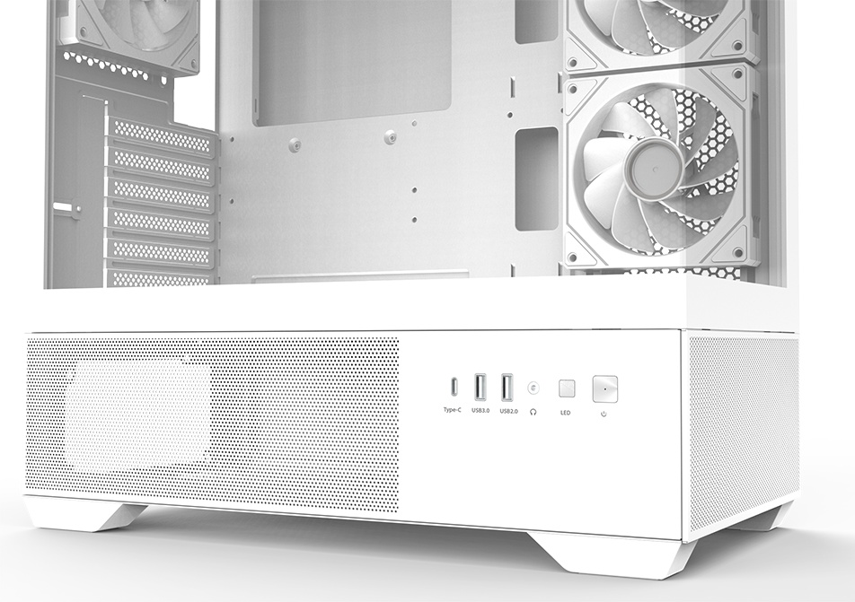 Корпус Zalman Miditower Chronix V2 White (без БП)