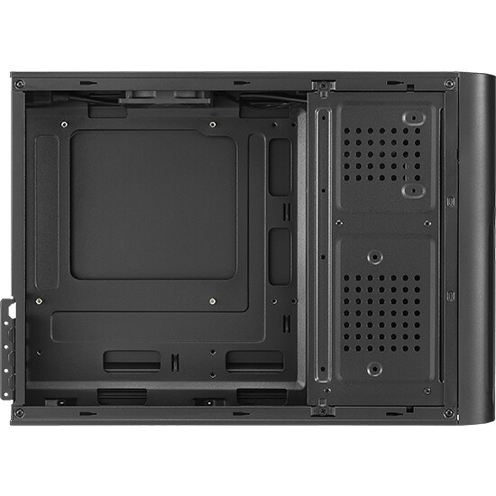 Корпус Fractal Design Node 202 черный w/o PSU miniITX 2x120mm 2xUSB3.0 audio bott PSU