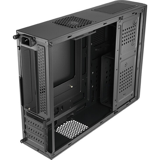 Корпус Fractal Design Node 202 черный w/o PSU miniITX 2x120mm 2xUSB3.0 audio bott PSU