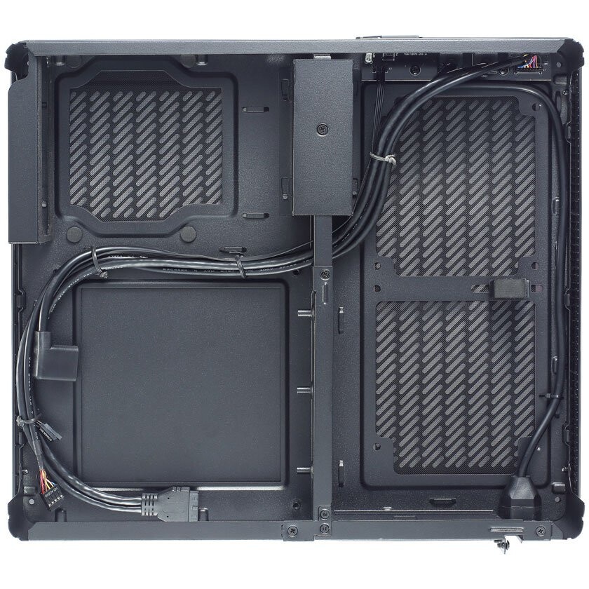 Корпус Fractal Design Node 202 черный w/o PSU miniITX 2x120mm 2xUSB3.0 audio bott PSU