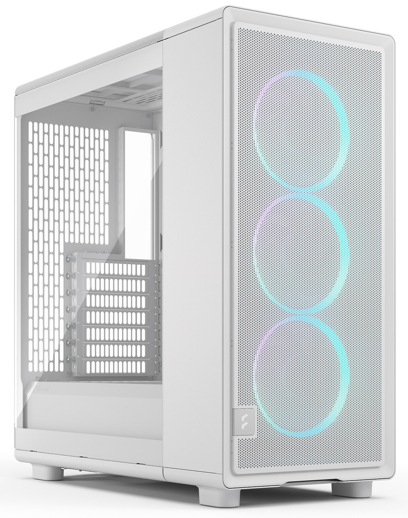 Корпус ПК без блока питания/ Case Fractal Design Epoch TG RGB Clear Tint, Midi-Tower, 3x120mm ARGB,