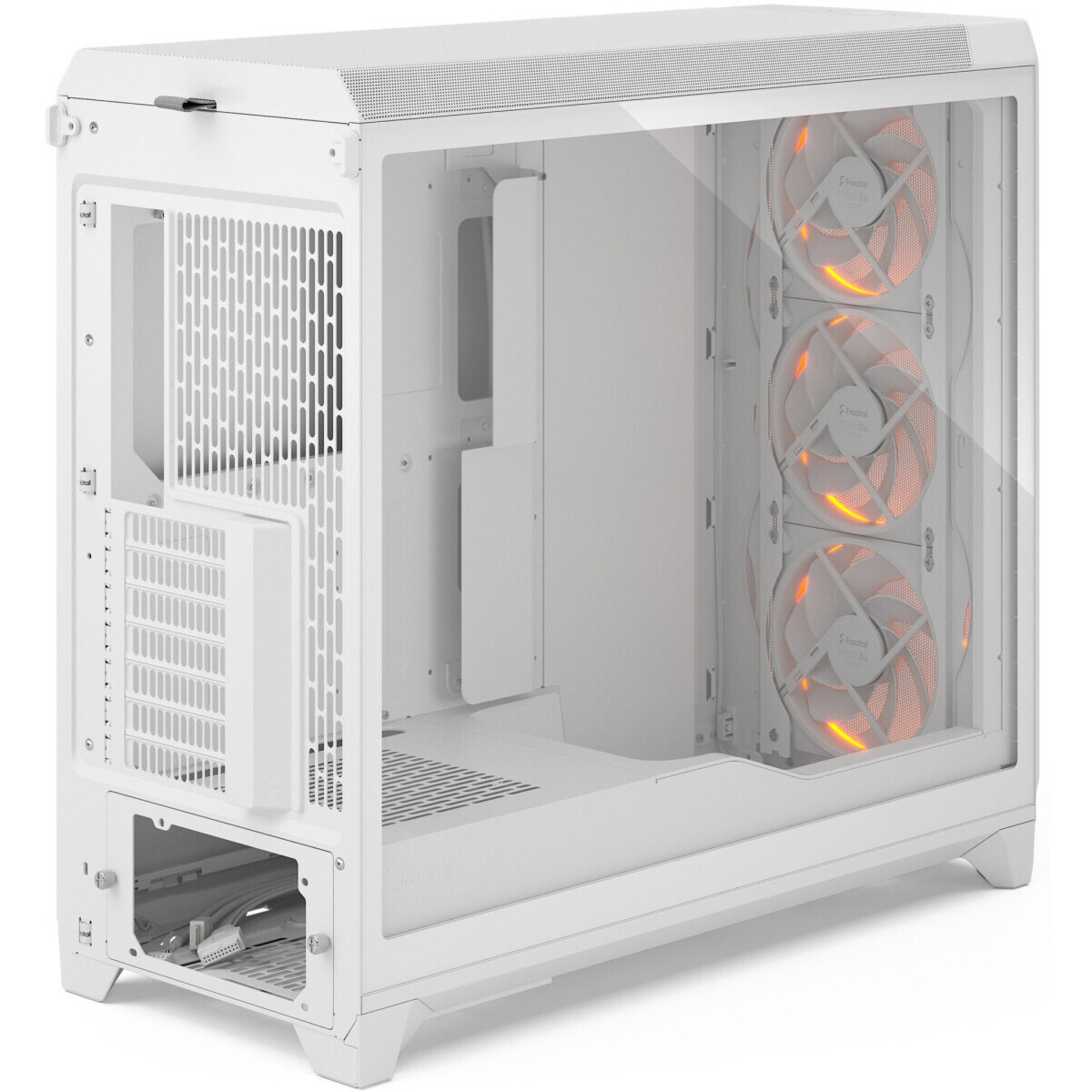 Корпус ПК без блока питания/ Case Fractal Design Meshify 3 XL RGB TG Clear Tint, Full-Tower, 3x140mm