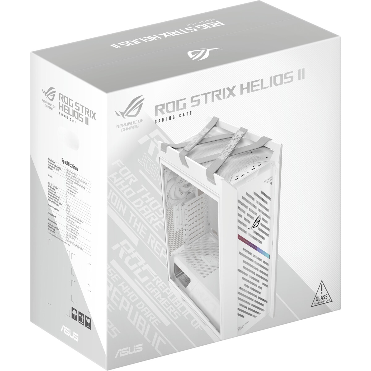 Корпус ПК без блока питания/ Case Fractal Design Meshify 3 XL RGB TG Clear Tint, Full-Tower, 3x140mm