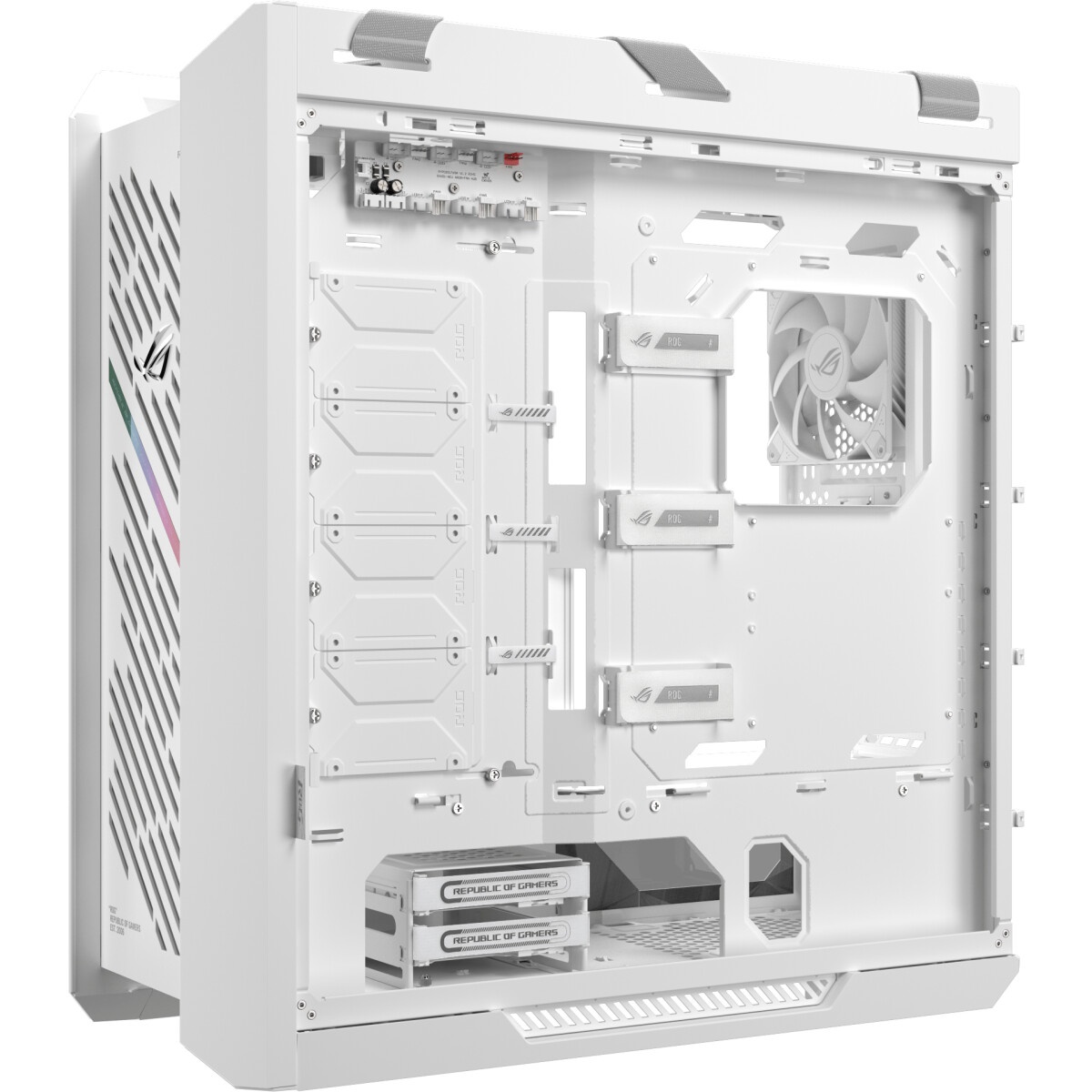 Корпус ПК без блока питания/ Case Fractal Design Meshify 3 XL RGB TG Clear Tint, Full-Tower, 3x140mm