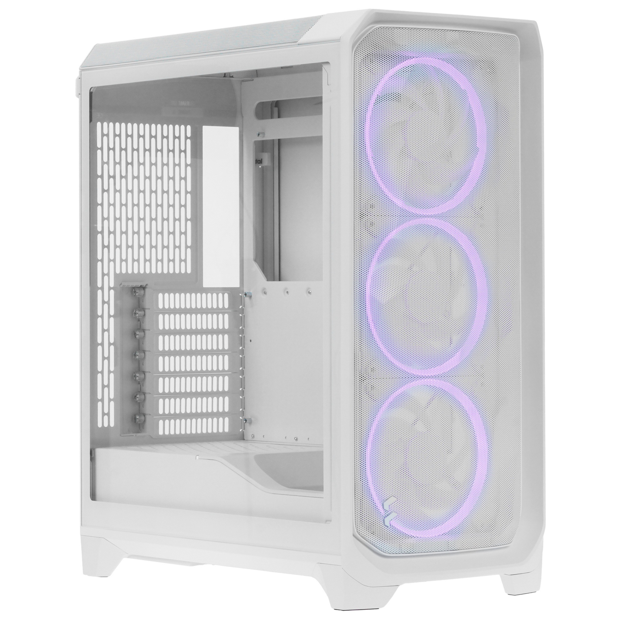 Корпус ПК без блока питания/ Case Fractal Design Meshify 3 RGB TG Clear Tint, Midi-Tower, 3x140mm AR
