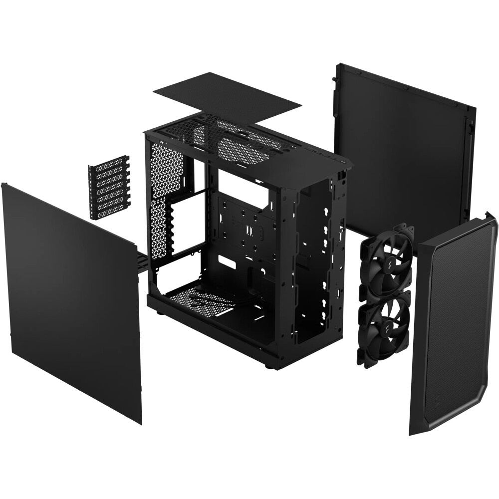 Корпус Fractal Design Focus 2 Black Solid / FD-C-FOC2A-07