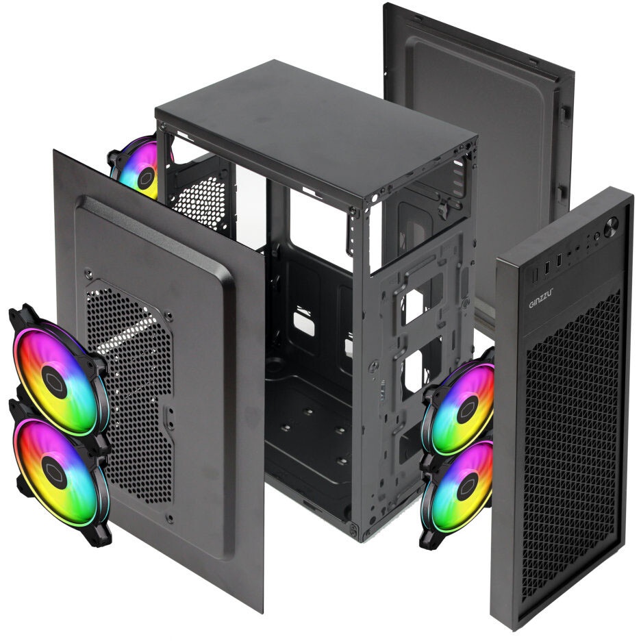 Корпус Fractal Design Focus 2 Black Solid / FD-C-FOC2A-07