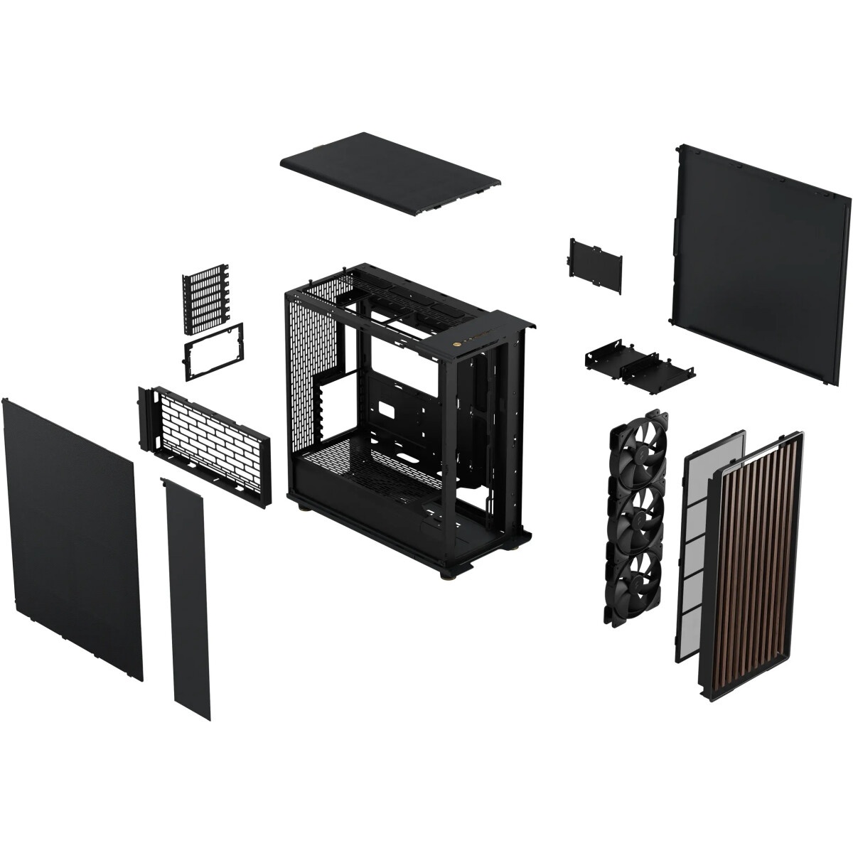 Корпус Fractal Design Focus 2 Black Solid / FD-C-FOC2A-07