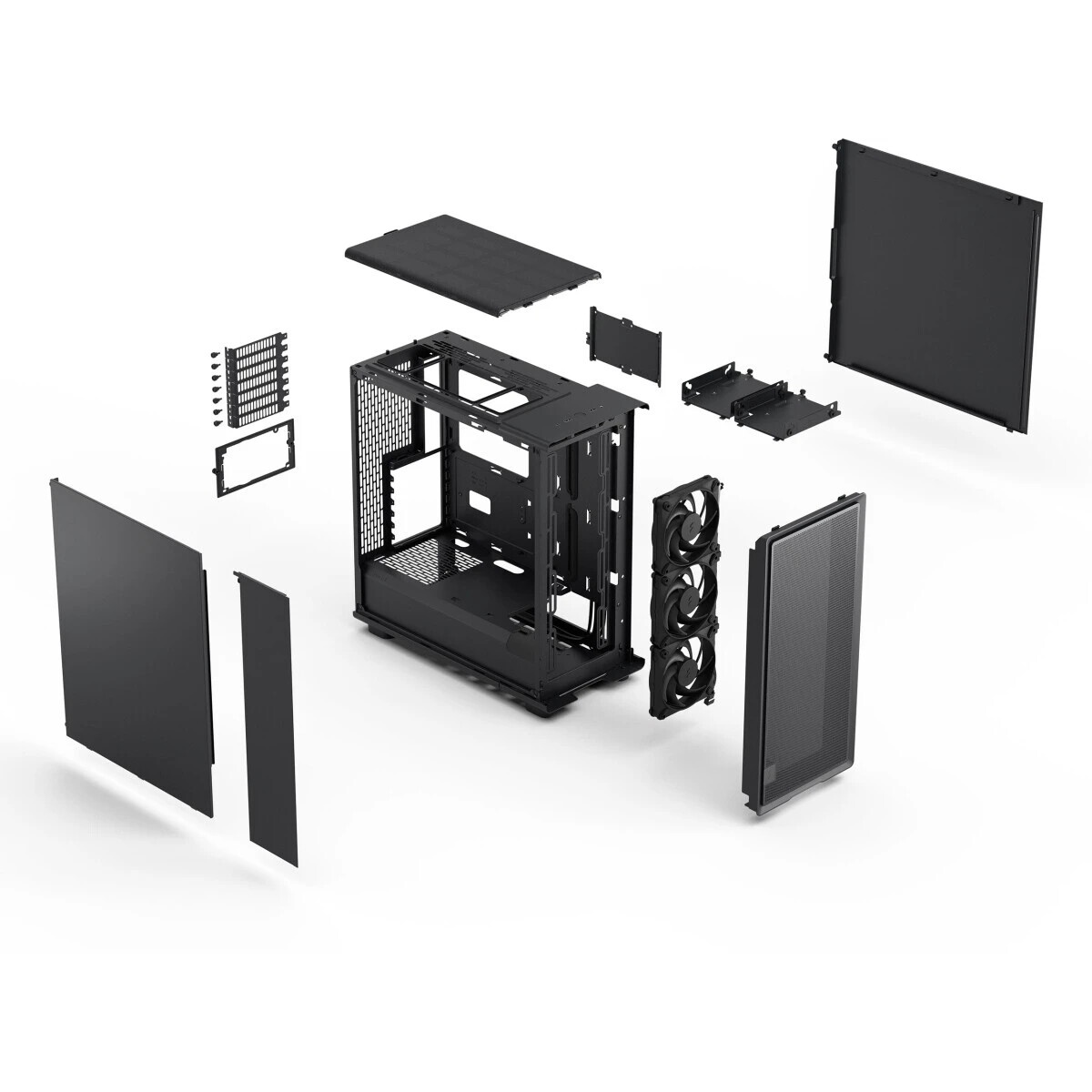 Корпус Fractal Design Focus 2 Black Solid / FD-C-FOC2A-07