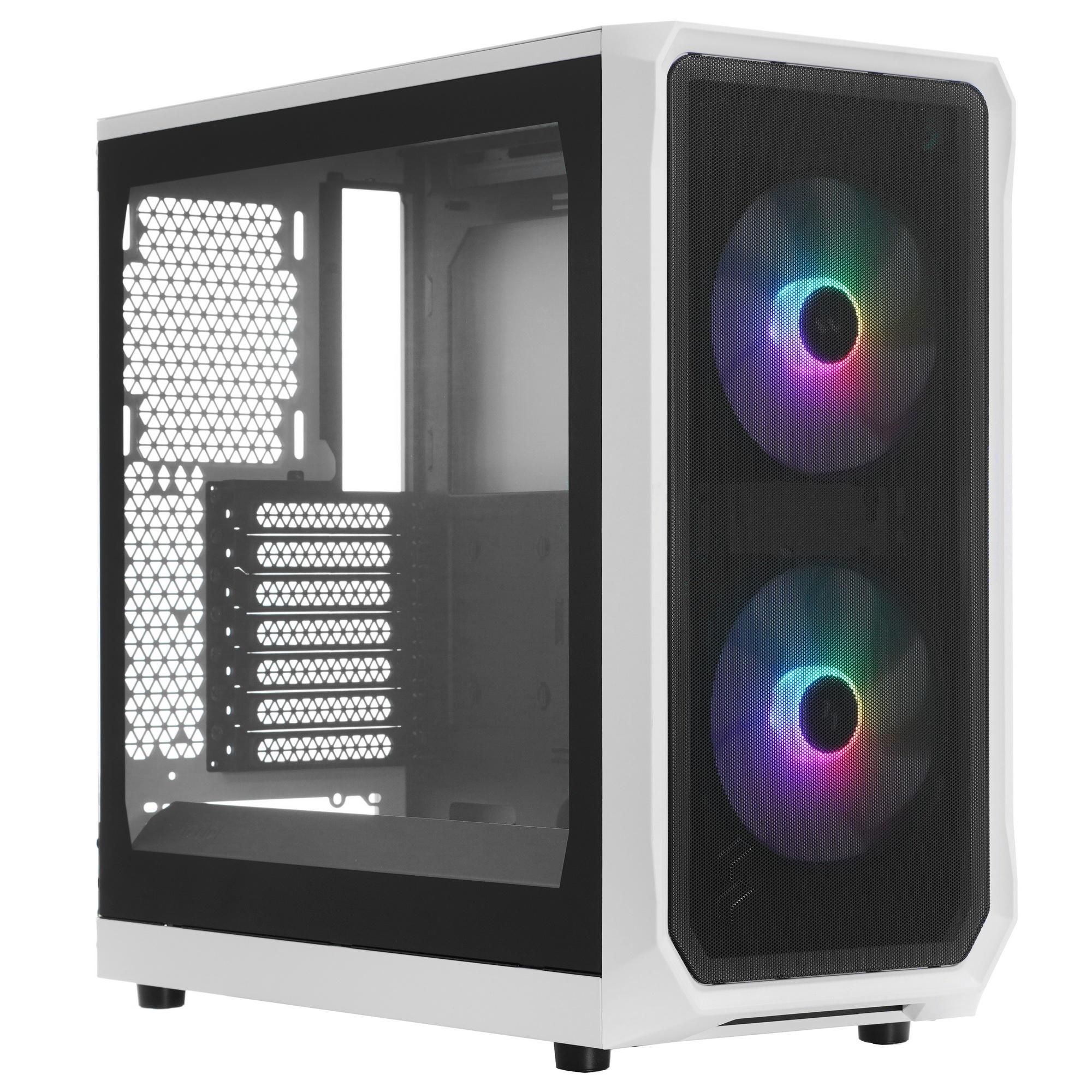 Корпус Fractal Design Focus 2 RGB White TG Clear Tint / FD-C-FOC2A-04