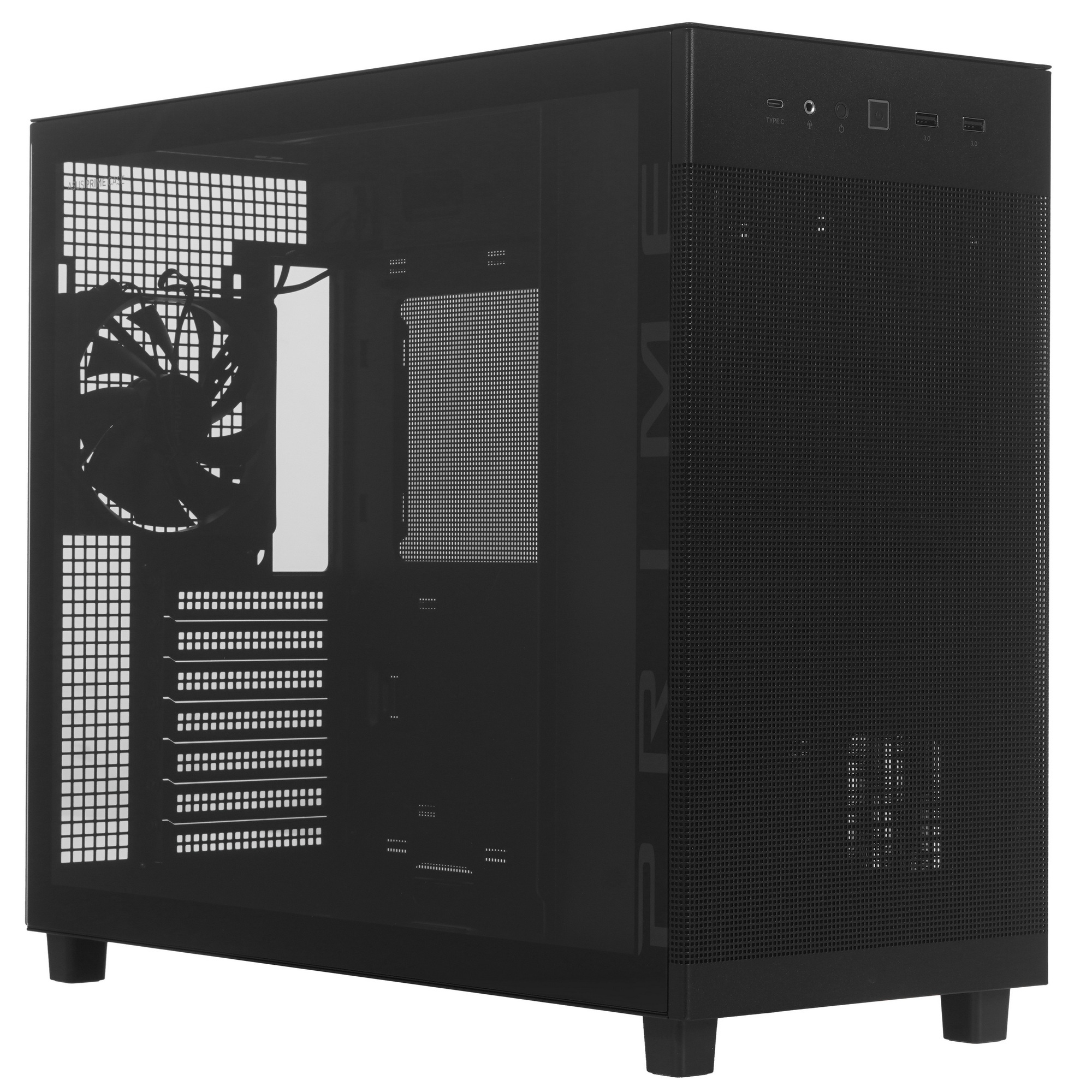 Компьютерный корпус ASUS PRIME AP303 TG BLACK (90DC00V0-B39010)