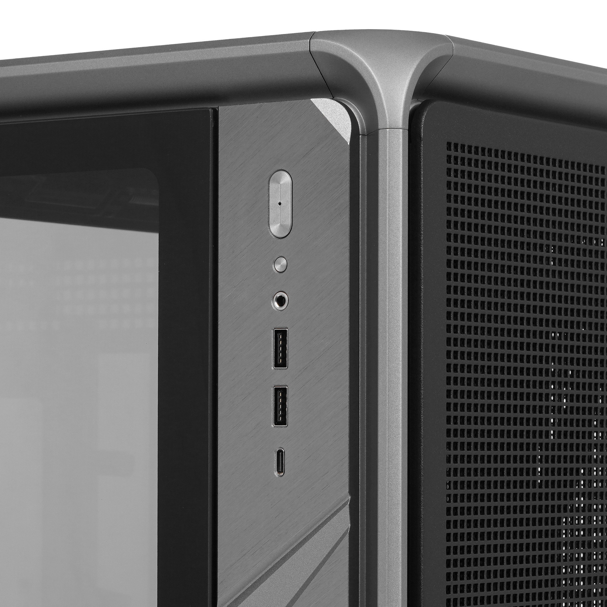 Корпус без блока питания Case JONSBO BO400CG, Midi-Tower, TG, no fan, 2xUSB-A 3.0 + 1xUSB-C 3.2, ATX