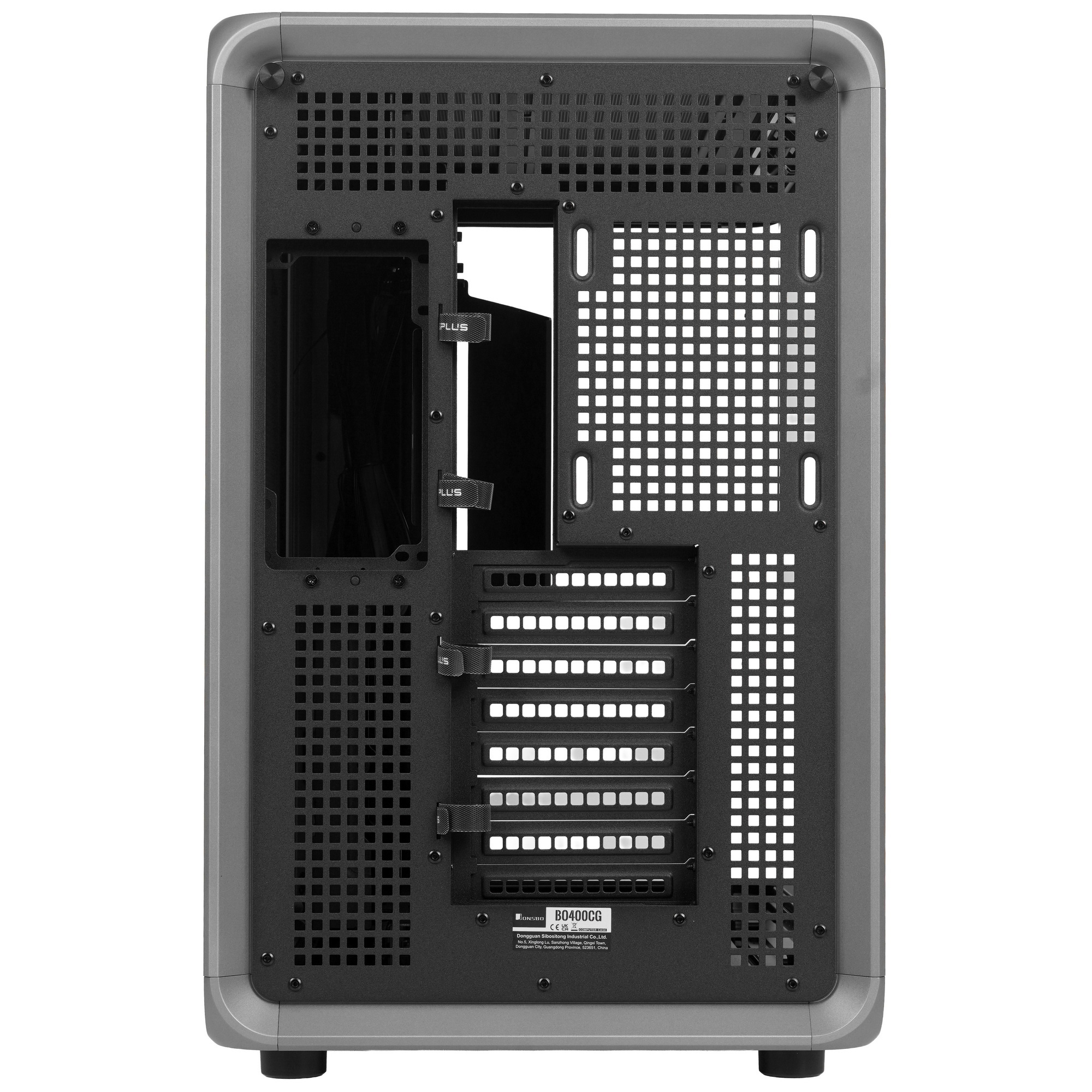 Корпус без блока питания Case JONSBO BO400CG, Midi-Tower, TG, no fan, 2xUSB-A 3.0 + 1xUSB-C 3.2, ATX