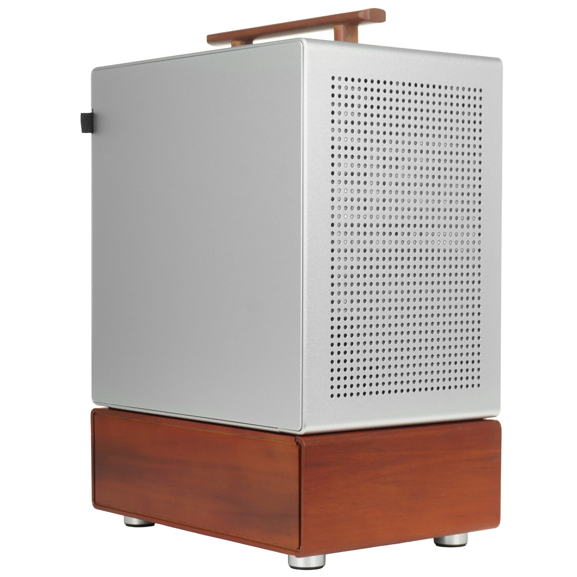 Корпус без блока питания Case JONSBO T7, Mini-Tower, TG, no fan, 1xUSB-A 3.0 + 1xUSB-C 3.2, mATX, mI