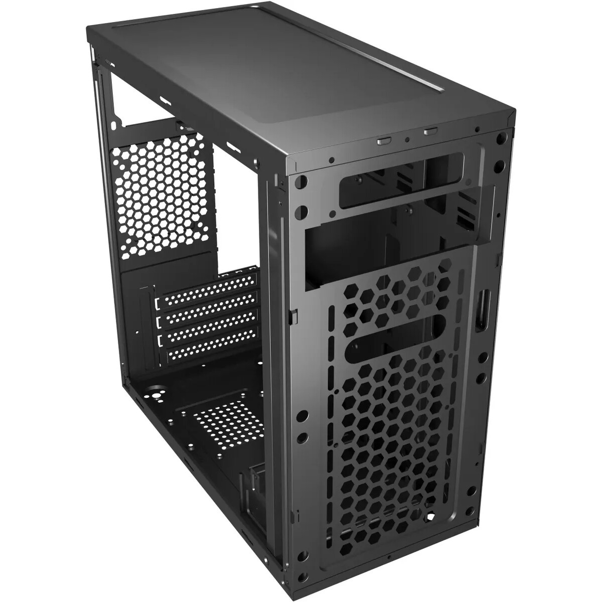 Корпус Accord ACC-1902 черный без БП mATX 2xUSB2.0 1xUSB3.0 audio bott PSU