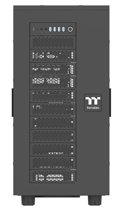 Компьютерный корпус Thermaltake AX700 черный без БП XL-ATX 18x120мм 18x140мм 2x200мм 4xUSB 3.0 audio