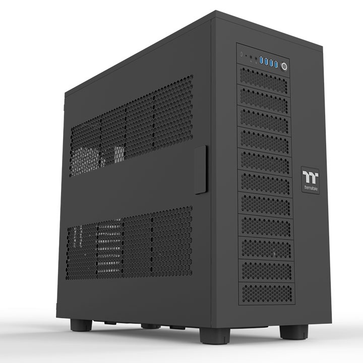 Компьютерный корпус Thermaltake AX700 черный без БП XL-ATX 18x120мм 18x140мм 2x200мм 4xUSB 3.0 audio