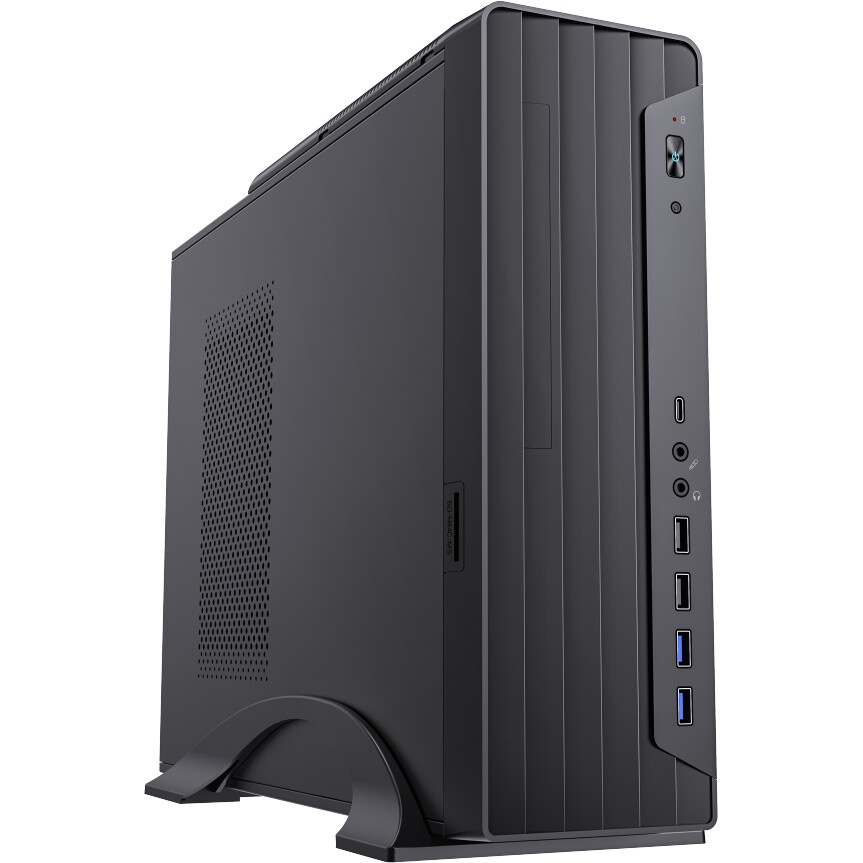 Корпус с блоком питания 400Вт Foxline mATX Desktop 400W FL-461 mATX case, black, w/PSU FLEX 400W, w/