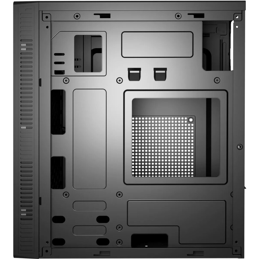 Корпус без блока питания Foxline FL-728TG, mATX, TG, 1xUSB3.0+1xUSB2.0+1xType-C(USB2.0)+1xARGB strip