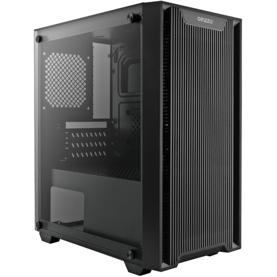 Корпус без блока питания Foxline FL-728TG, mATX, TG, 1xUSB3.0+1xUSB2.0+1xType-C(USB2.0)+1xARGB strip