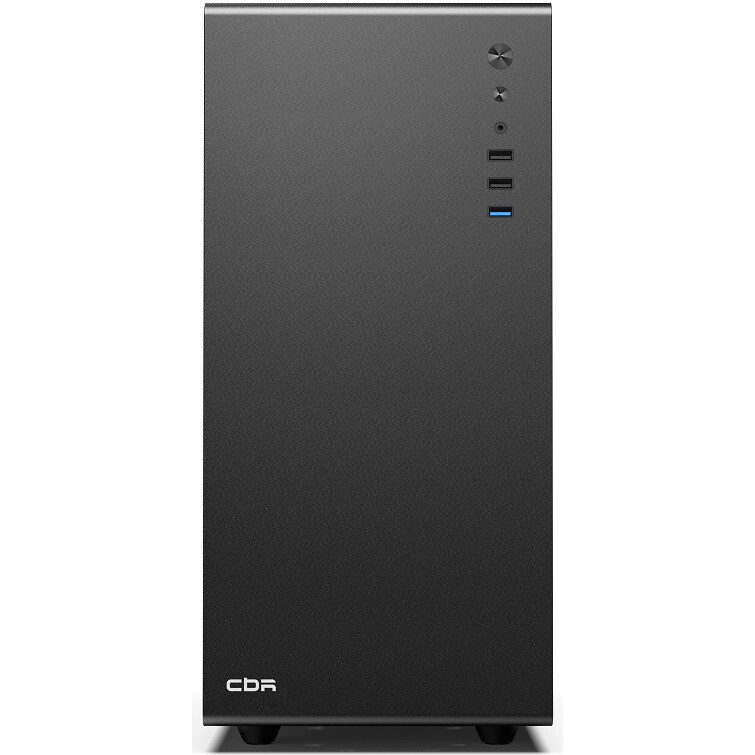Корпус без блока питания Foxline FL-728TG, mATX, TG, 1xUSB3.0+1xUSB2.0+1xType-C(USB2.0)+1xARGB strip
