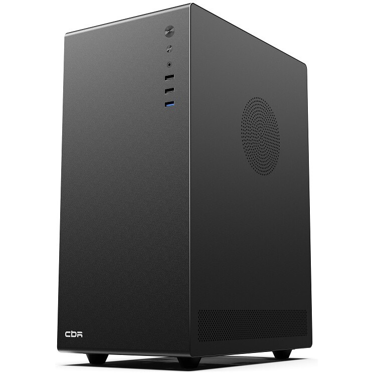 Корпус без блока питания Foxline FL-728TG, mATX, TG, 1xUSB3.0+1xUSB2.0+1xType-C(USB2.0)+1xARGB strip