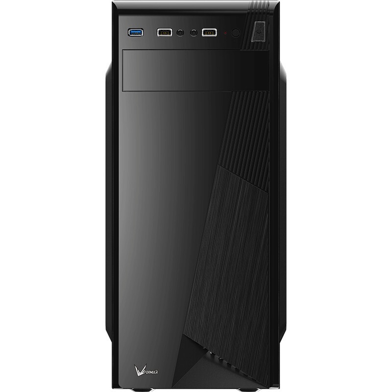 Корпус без блока питания Foxline FL-886 ATX case, black, w/o PSU, w/1xUSB2.0+1xUSB3.0+1xUSB3.0 Type-