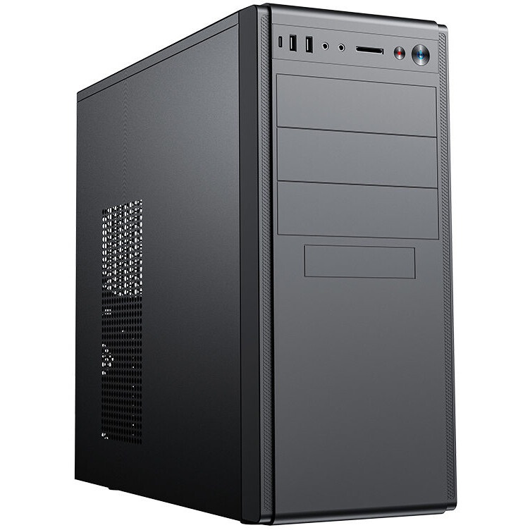 Корпус без блока питания Foxline FL-886 ATX case, black, w/o PSU, w/1xUSB2.0+1xUSB3.0+1xUSB3.0 Type-