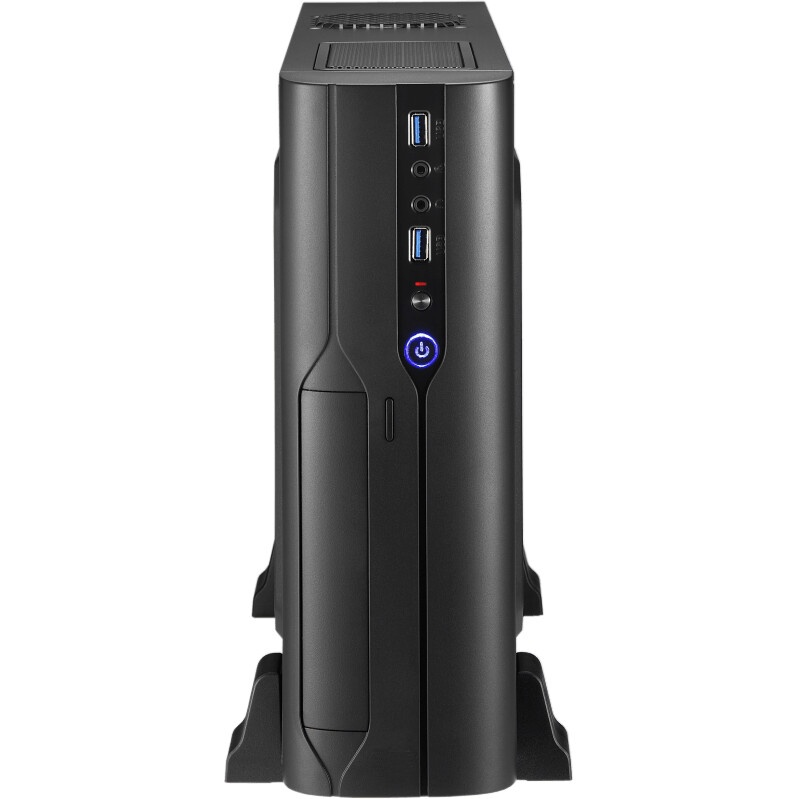 Корпус с блоком питания 400Вт Foxline mATX Desktop 400W FL-418 mATX case, black, w/PSU SFX 400W, w/2