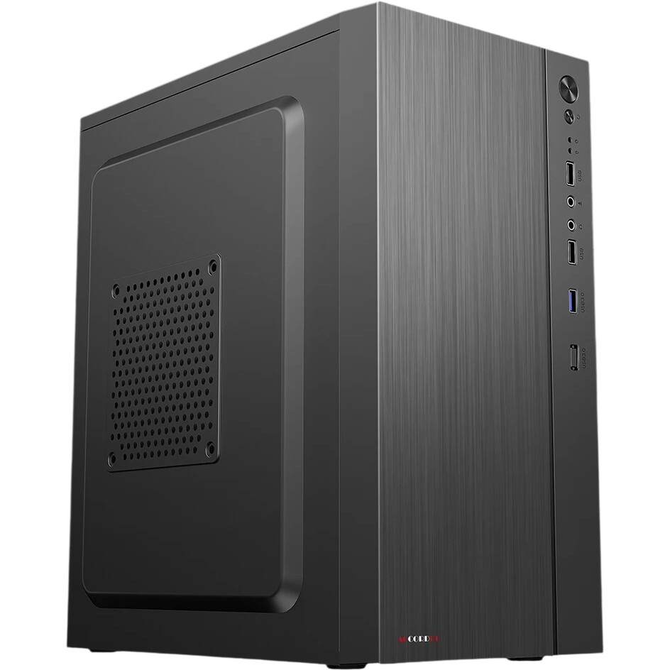 Корпус Accord ACC-XA05 черный без БП mATX 2xUSB2.0 1xUSB3.0 audio bott PSU