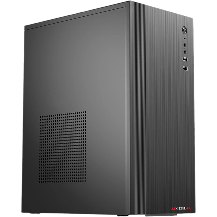 Корпус Accord ACC-XA09 черный без БП mATX 2xUSB2.0 1xUSB3.0 audio bott PSU