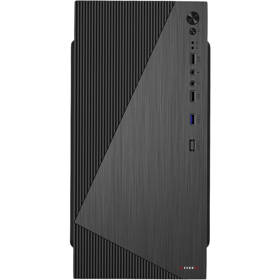 Корпус Accord ACC-XA09 черный без БП mATX 2xUSB2.0 1xUSB3.0 audio bott PSU