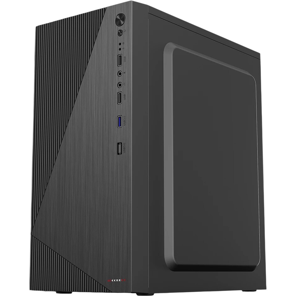 Корпус Accord ACC-XA09 черный без БП mATX 2xUSB2.0 1xUSB3.0 audio bott PSU