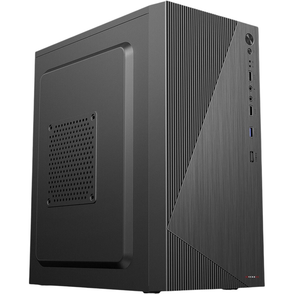 Корпус Accord ACC-XA09 черный без БП mATX 2xUSB2.0 1xUSB3.0 audio bott PSU