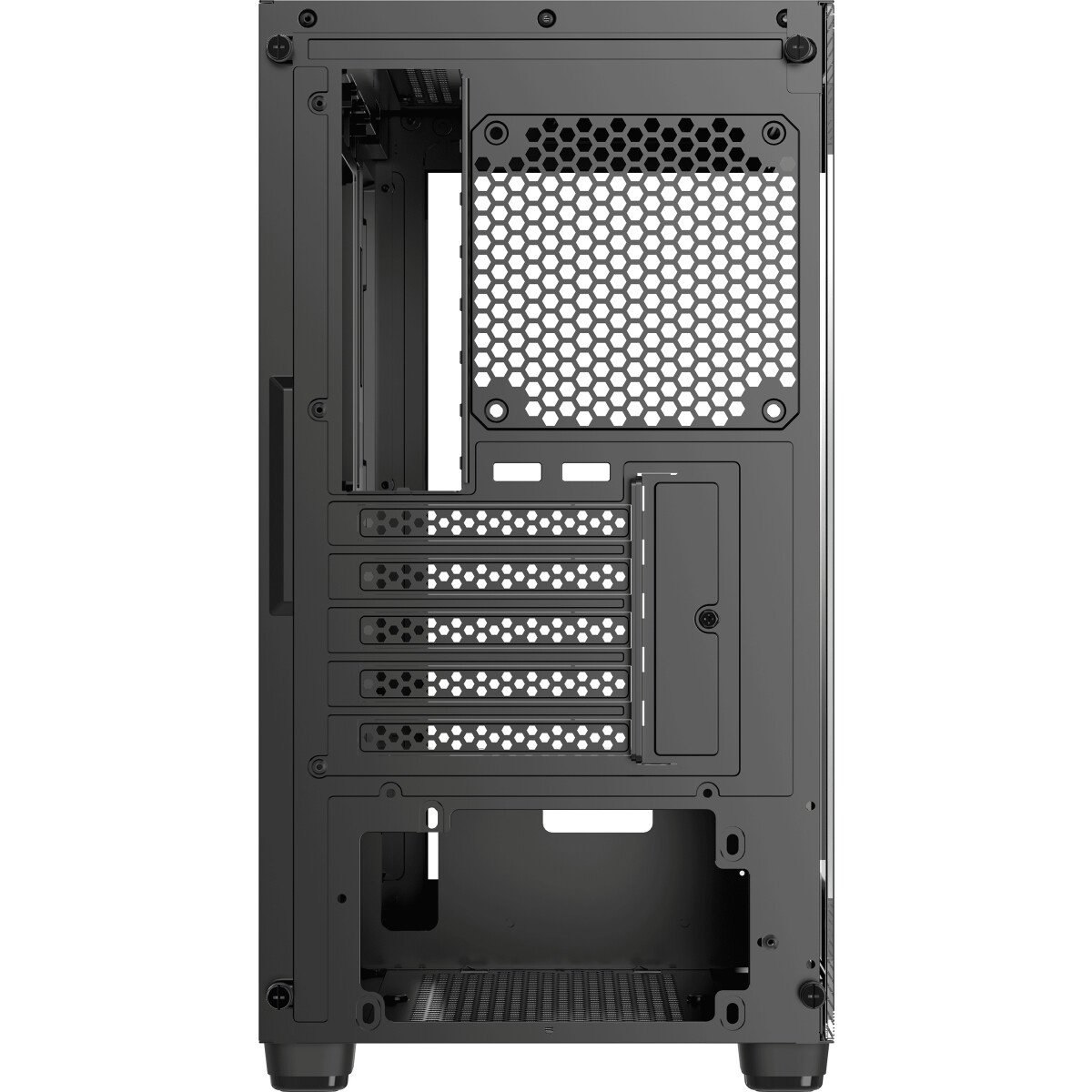 Корпус ПК без блока питания Case Ocypus Gamma C52 BK, Mini-Tower, TG, no fans, 1xUSB-A 3.0 + 2xUSB 2