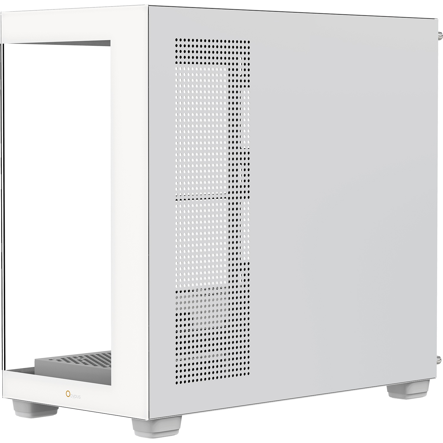 Корпус ПК без блока питания Case Ocypus Gamma C52 WH, Mini-Tower, TG, no fans, 1xUSB-A 3.0 + 2xUSB 2