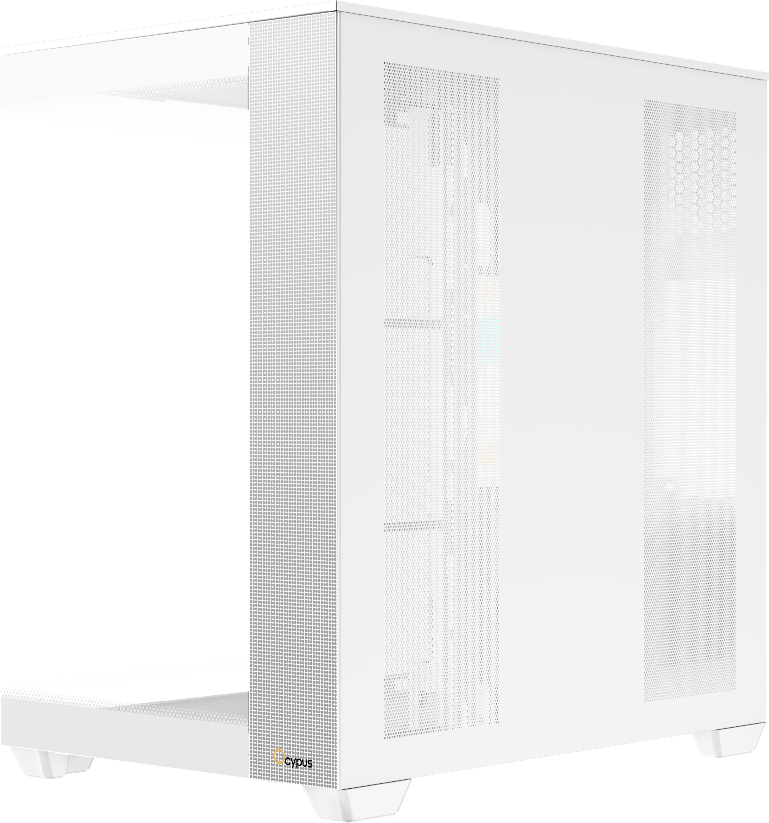 Корпус ПК без блока питания Case Ocypus Delta C74 WH ARGB, Midi-Tower, TG, 2x120mm ARGB, 2xUSB-A 3.0