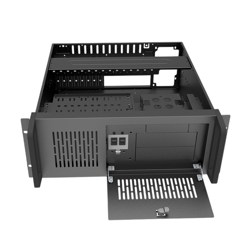 Серверный корпус FL-4U-835, 4U Rack, ATX, M-ATX, ITX, w/o psu, (support ATX), 1x2,5" int, 8x3,5" int