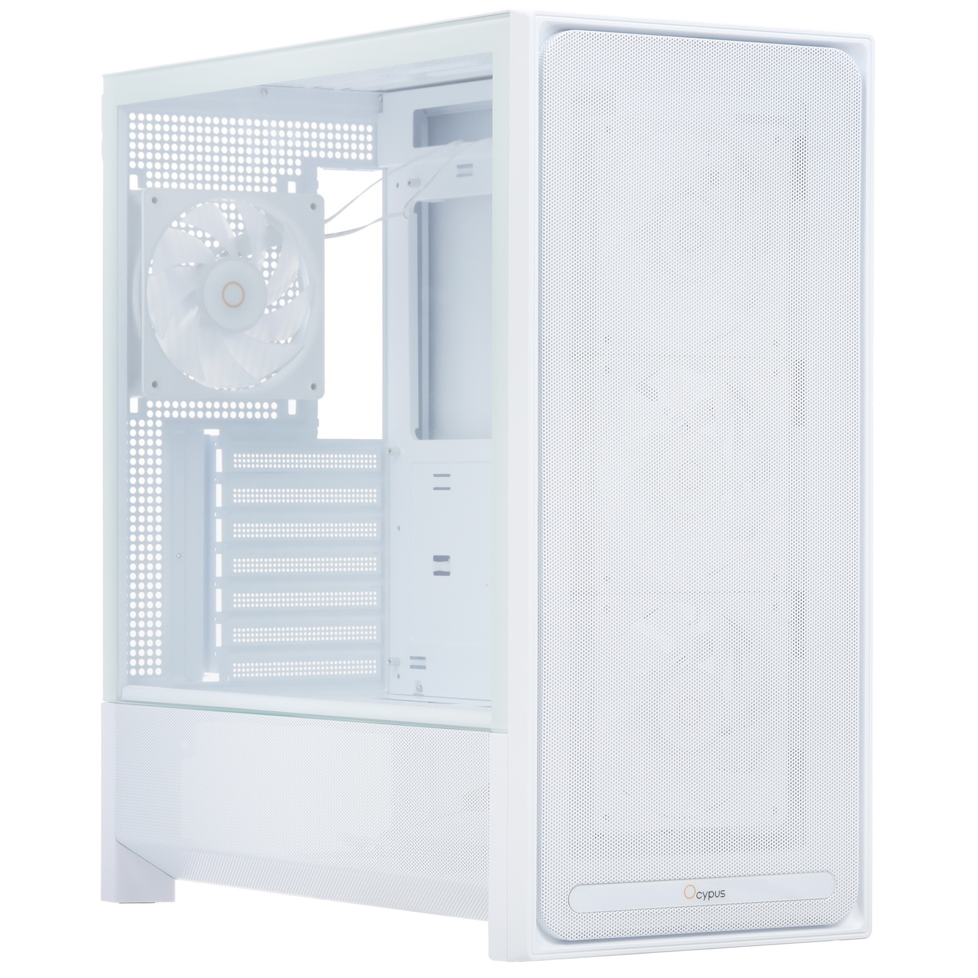 Компьютерный корпус Ocypus Delta C70 WH ARGB EATX / win / white / 4 ARGB fans / no PSU / Tempered Gl