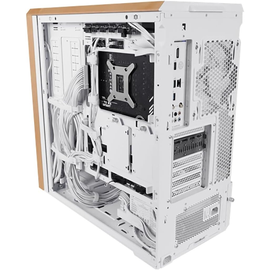 Корпус без блока питания Case Raijintek NYX PRO White, Full-Tower, TG, no fans, 3xUSB-A 3.0, SSI-EEB